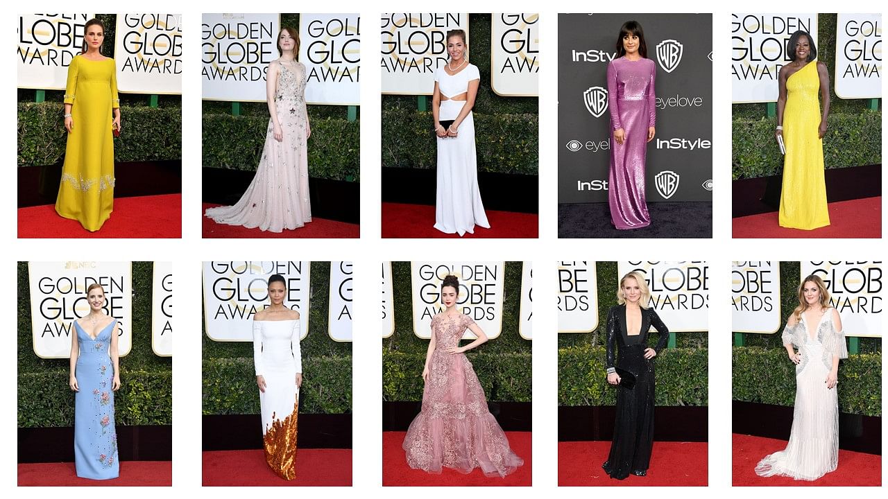 Who Were The Best Dressed Celebrities At The 2017 Golden Globes? / 直击 ...