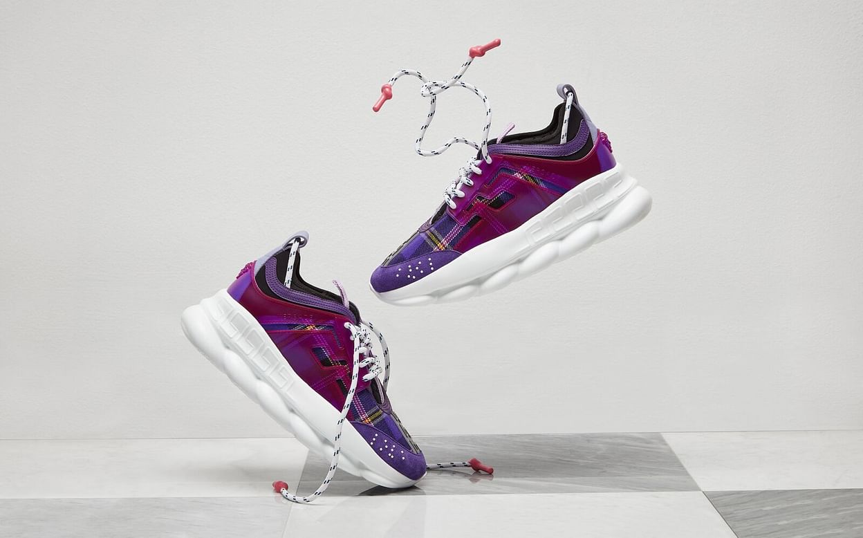 Versace Chain Reaction Introduces Cross Chainer Sneakers