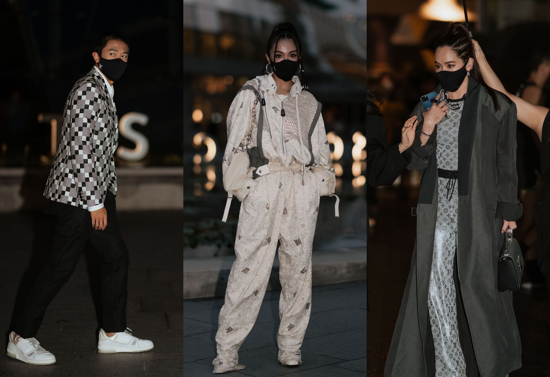 Singaporean Actress Gong Poses Fashion Show Held Louis Vuitton