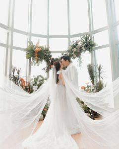 Thai Star Kimberly Anne Woltemas' Handmade Dior Bridal Gown Took