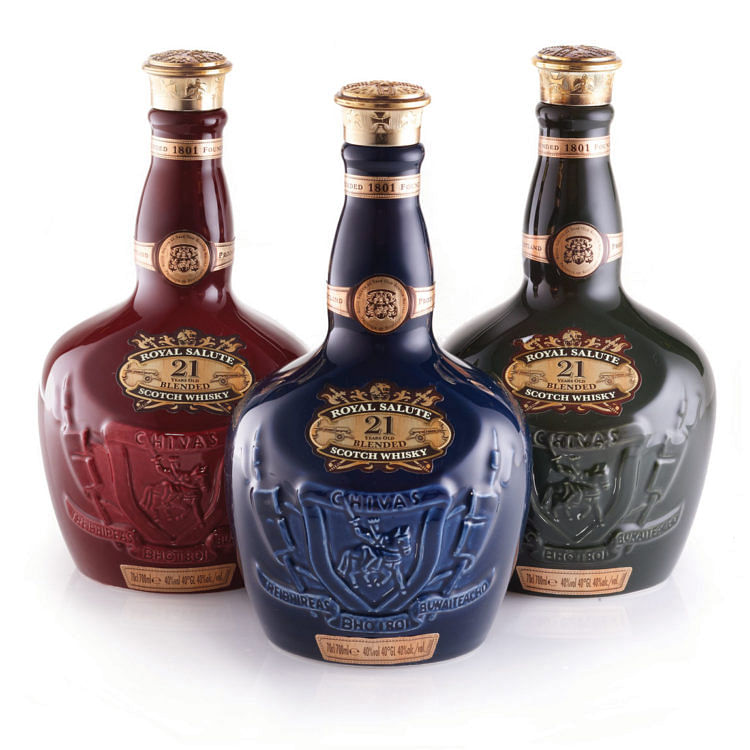 Royal salute 21-year-old Scotch whisky special edition honours